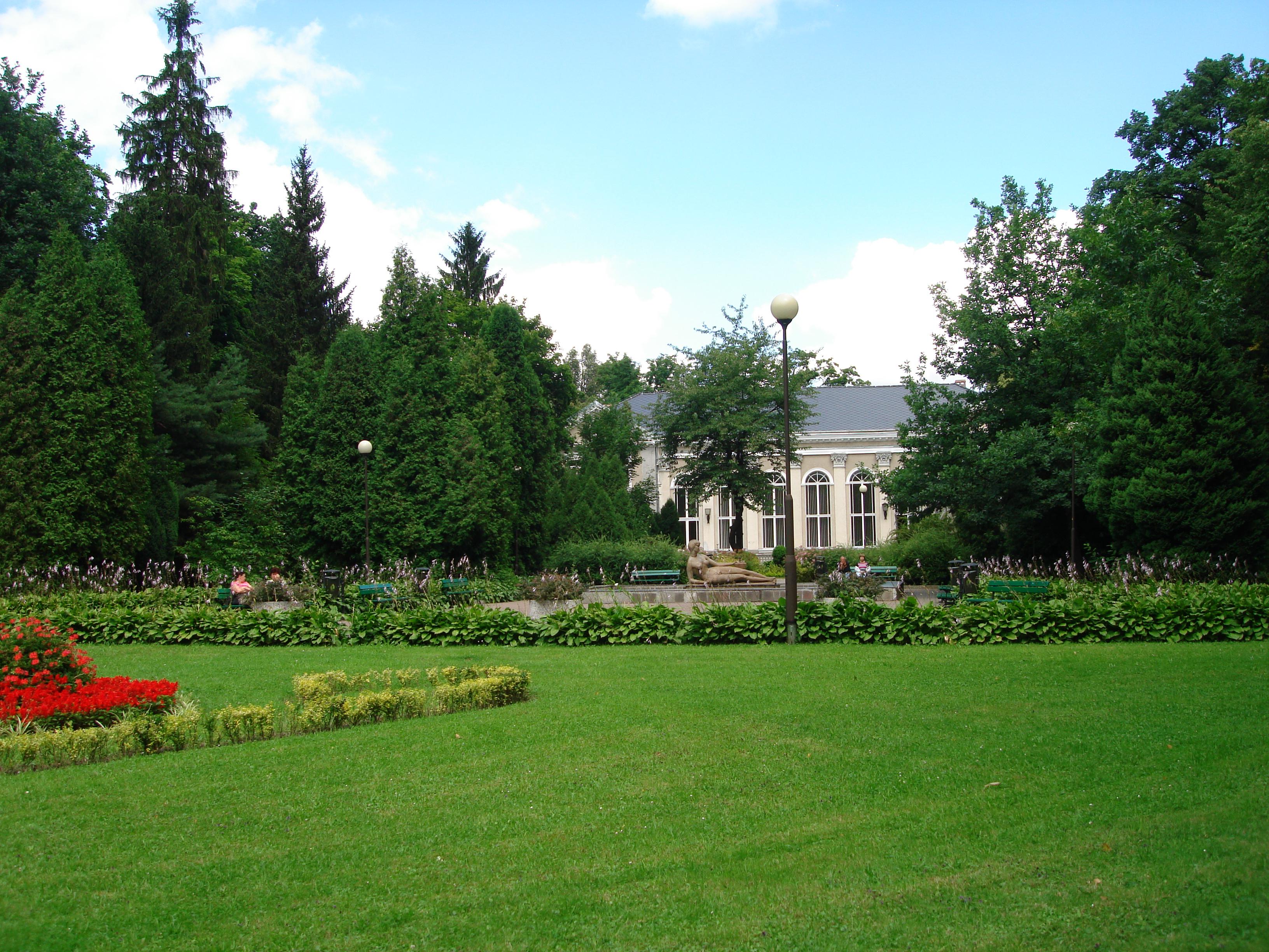 Spa park in Cieplice Slaskie-Zdroj